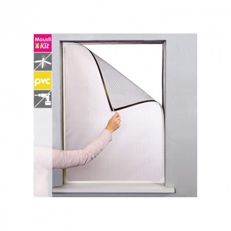 Moustiquaire cadre magnétique PVC H130 cm x L150 cm Moustikit